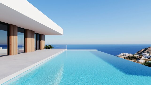 The concept of modern houses serves as inspiration for business rentals, properties for sale, and promotional materials highlighting upscale homes