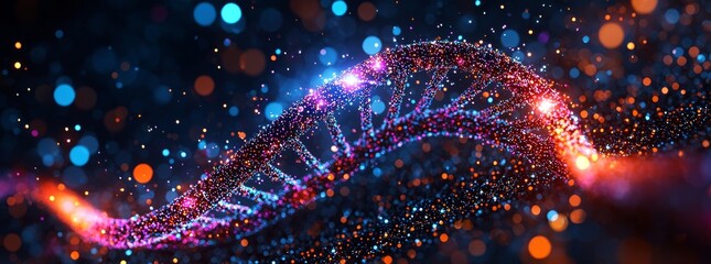 Genetic science and DNA are intertwined with the concept of the double helix, cells, and genetic biology, forming the foundation of medical biotechnology and bio