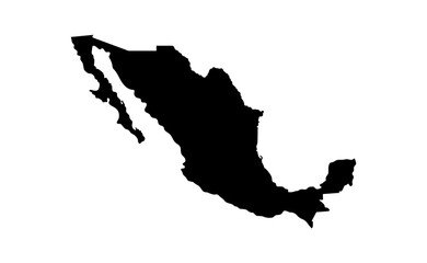 Mexico map poster