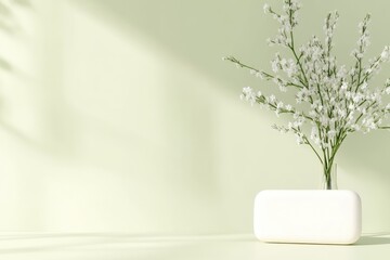 Simple spring aesthetic with delicate flowers