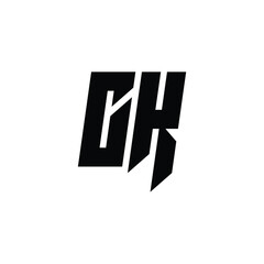 GK monogram logo design letter text name symbol monochrome logotype alphabet character simple logo