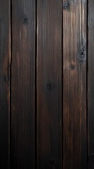 Fototapeta premium Dark Wood Plank Wall Background