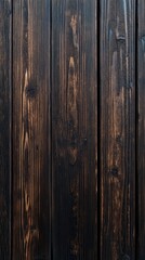 Obraz premium Dark Wood Plank Wall Exterior