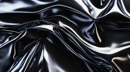 Polished Black Aluminum Background