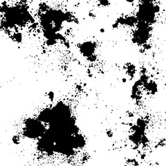 Grunge old detailed black texture. Vector background	
