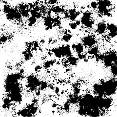 Grunge old detailed black texture. Vector background	
