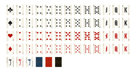 Playing cards deck