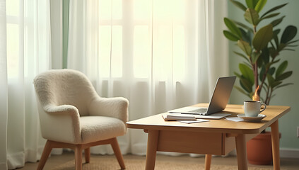 Vintage Flair: The Perfect Minimalist Home Office