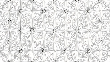 Structured Elegance: Black and White Patterns