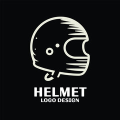 Helmet Vector Logo Design