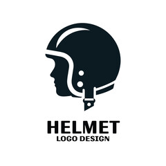 Helmet Vector Logo Design