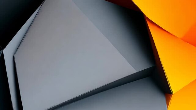 Futuristic Abstract Background With Geometric Shapes in Vibrant Colors Generative AI