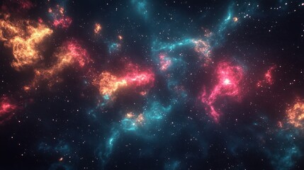 Fototapeta premium Nebula cosmic space background design