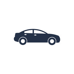 Car icon. Solid glyph series icon