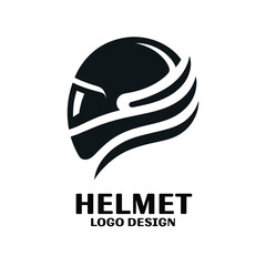 Helmet Vector Logo Design