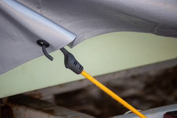 Bungee cord and tarp