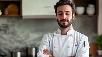A skilled chef shares expert cooking techniques and tips while preparing dishes in a stylish, contemporary kitchen. Enjoy the culinary insights and inspiration