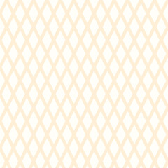 Soft cream diamond pattern geometric background, seamless repeat texture for design elements, wallpaper, textile, banners, and decor