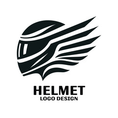 Helmet Vector Logo Design