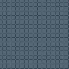 Seamless geometric pattern of small dark blue squares on a textured background, ideal for wallpapers, fabrics, and modern design projects.
