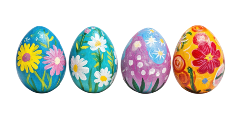 PNG Easter eggs easter hand-painted easter eggs.