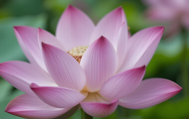 Fototapeta premium Real Pressed pink and purple lotus flowers blossom petal plant.