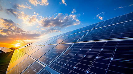 solar energy roof and nature.