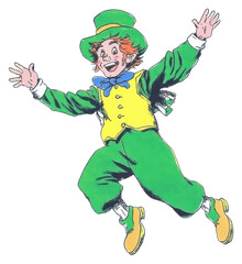 PNG Illustration character patrick's jumping.