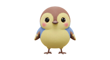 Small Yellow Bird with Beak