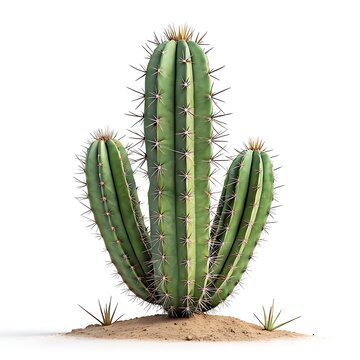 mandacaru isolated on white