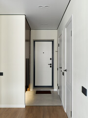 interior design. interior photography of an apartment for rent. One-room apartment with a simple and cozy design. High quality photo