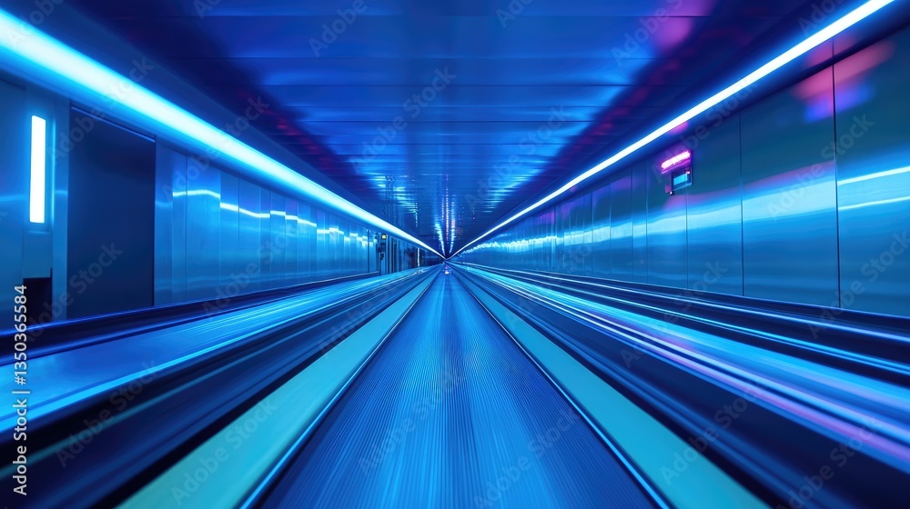 Poster rubber sheets rolling through an automated conveyor system in a large-scale processing facility.