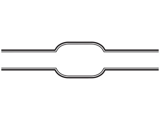 Ramadan Frame Background Black and White