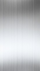 Brushed stainless steel surface, showing fine parallel lines and subtle reflections, texture background, template