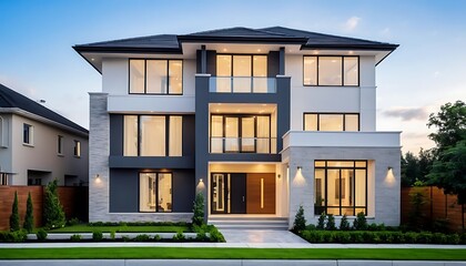 Sleek and Elegant House Exterior Photography with Fine Details