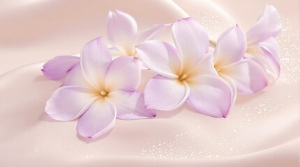 Obraz premium A bouquet of flowers with a pink and white color scheme