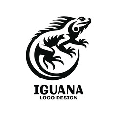 Iguana Vector Logo Design