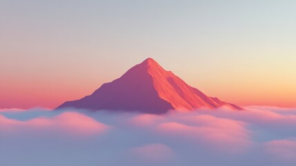Sunset Peak, Cloudscape, Serenity