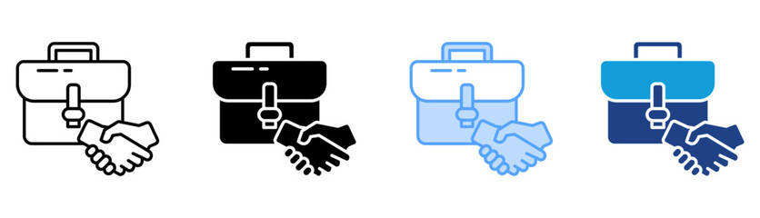 Join Icon Set Multiple Style Collection