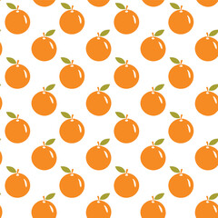 Seamless orange pattern background illustration