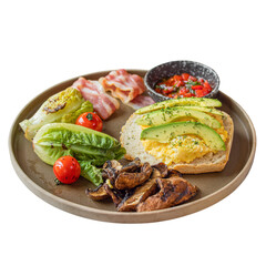 Delicious breakfast spread cozy kitchen food plating bright atmosphere close-up culinary delight