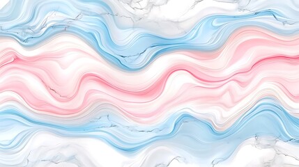 Obraz premium Wavy Abstract Image Featuring Pink Blue White and Gray Colors
