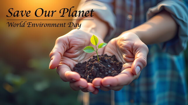 Holding Young Plant Seedling - Agriculture and Growth