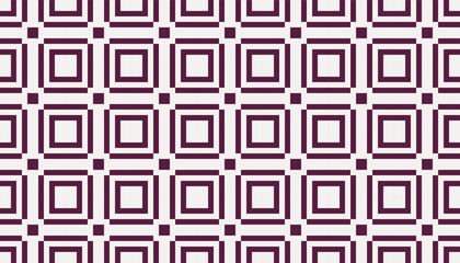 Repeating square motif with classic color contrast, perfect for decorative designs