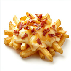 Cheesy Bacon Fries with Melted Cheese Sauce