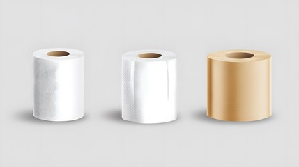 Professional Realistic Toilet Paper Roll Package Design Template for Branding