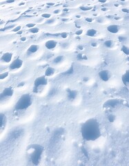 Obraz premium Undulating drifts of pristine, freshly fallen snow, textured surface, shimmer, winter backdrop