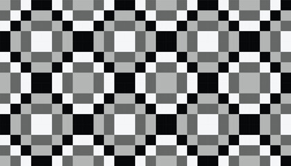 Fototapeta premium Classic geometric design with high contrast play that gives a dynamic look