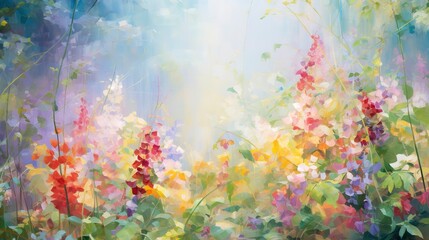 A photo of a lush and vibrant botanical garden