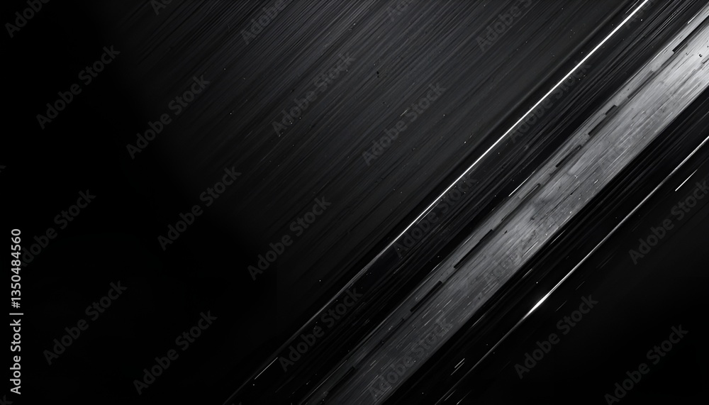 Poster dark abstract background with diagonal lines and textures creating a modern sleek design